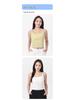 Lyocell Cotton Sports Yoga Camisole: Breathable, Chest-Padded, Small Backless Summer Tank