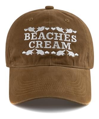 Bichiseuaenkeulim Love Piece Cation Ball Cap-Beige
