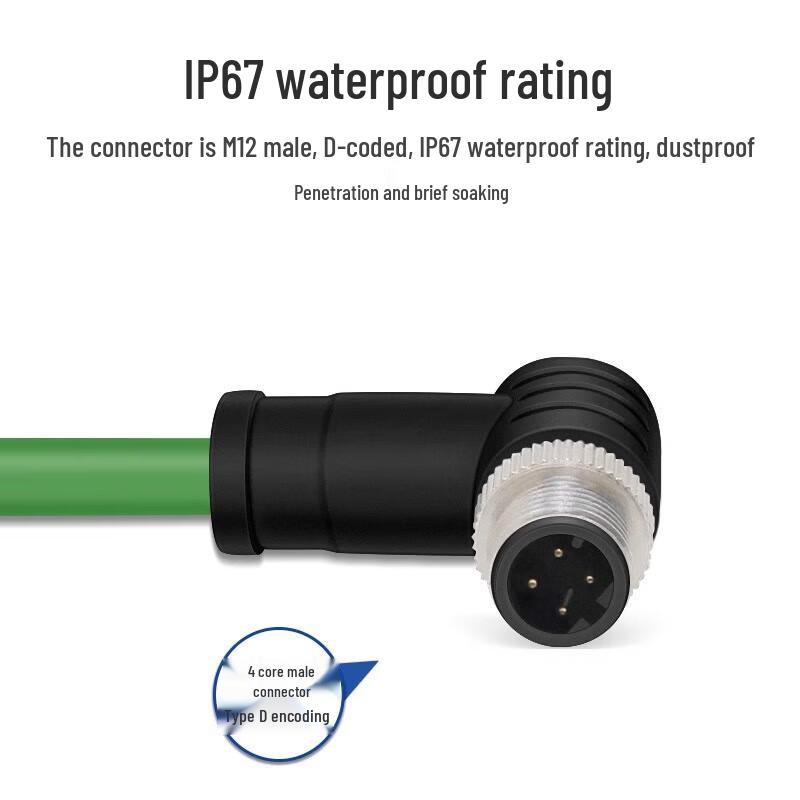 Bosende M12 to RJ45 Profinet Industrial Camera Cable