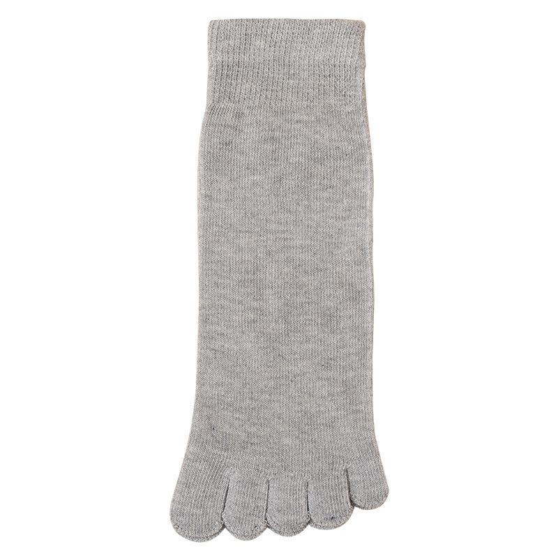 Five Finger Socks Men's Pure Cotton Five Toe Socks Sweat Absorbing Mid Tube Split Toe Socks Toes Socks For Men