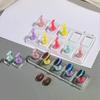 Support d'exposition pour ongles en acrylique transparent à 5/10 grilles, porte-mannequin multi-usage pour ongles à coller sans base d'entraînement magnétique