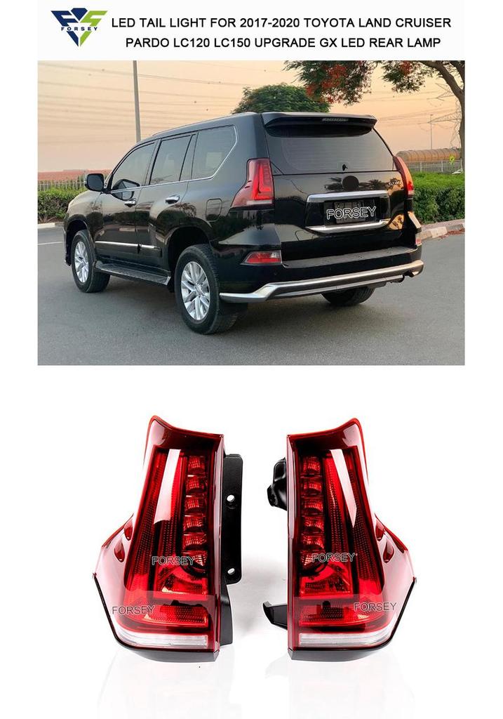 Compatible Rear Bumper Taillights for Prado LC150 2017-2020 GX