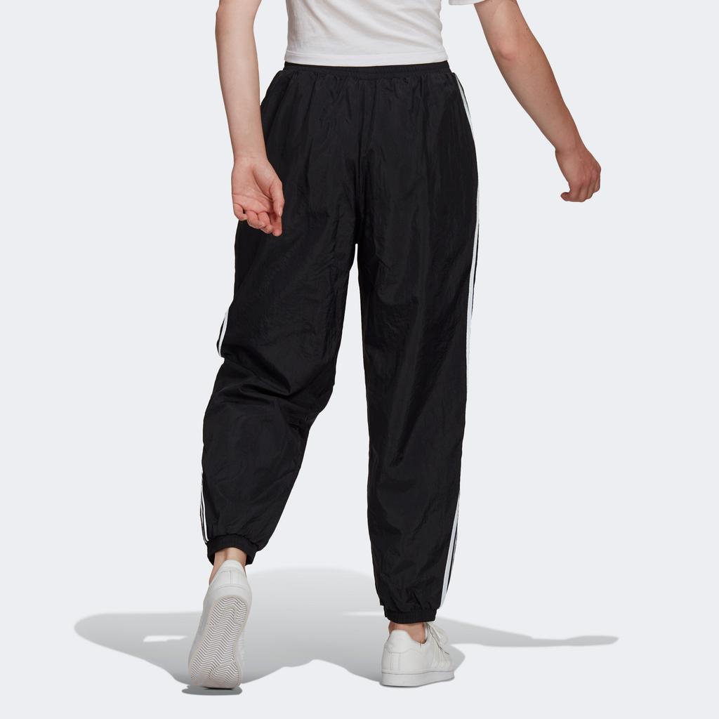 Adidas Originals Adicolor Track Vintage Side Stripe Three-Stripe Logo Knitted Sports Pants Women Bottoms Black GN2926