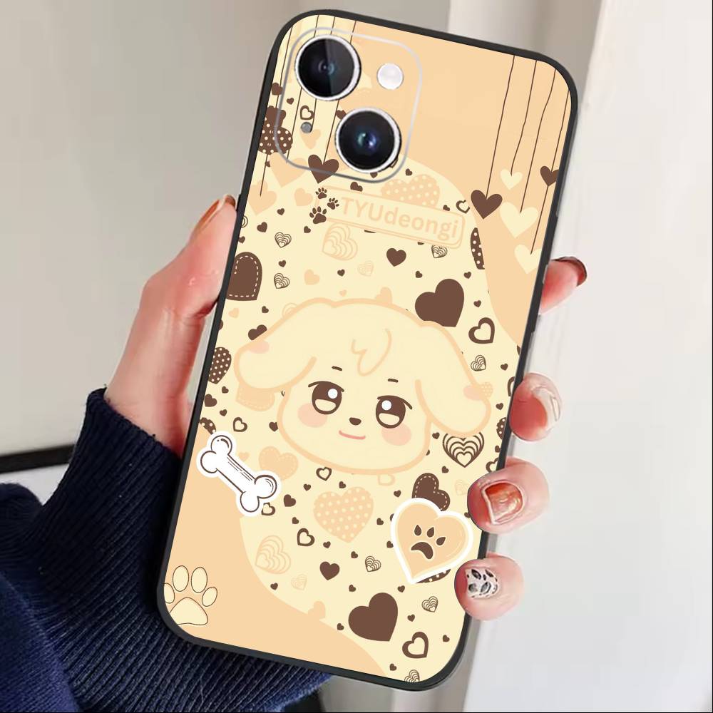 Hot I-ATEEZ Kpop Phone Case For iPhone17,16,15,14,13,12 Plus,Max Soft Silicone Black Cover iPhone15promax