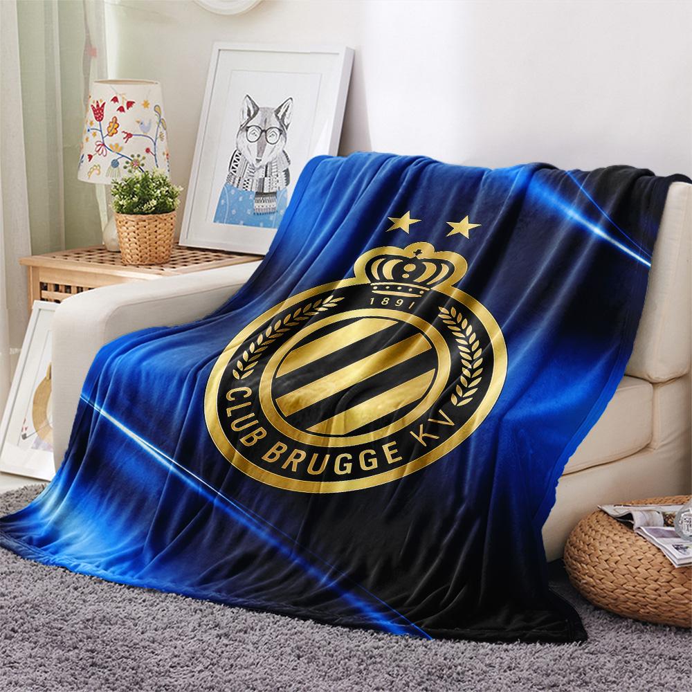 Club Brugge KV Flannel Blanket, High Quality Comfortable for All Seasons, Home Decor, Warmth and Comfort
