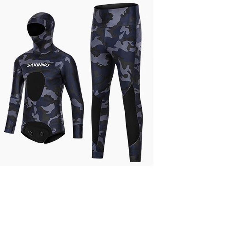 SAKINNO 3.5mm Two-Piece Wetsuit for Water Sports 3XL