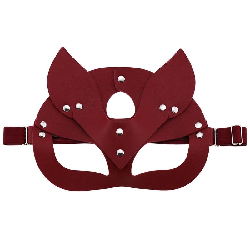 Elegant Fox Mask Made Of High-quality Pu Leather For Halloween Party And Masquerade