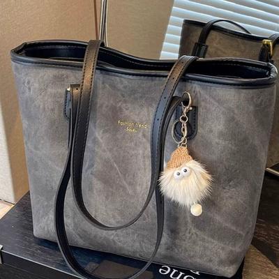 Hochwertige modische vielseitige Schulter-Pendlertasche Damen Frühling und Sommer Neue Schüler Klasse Große Kapazität Tote Bag