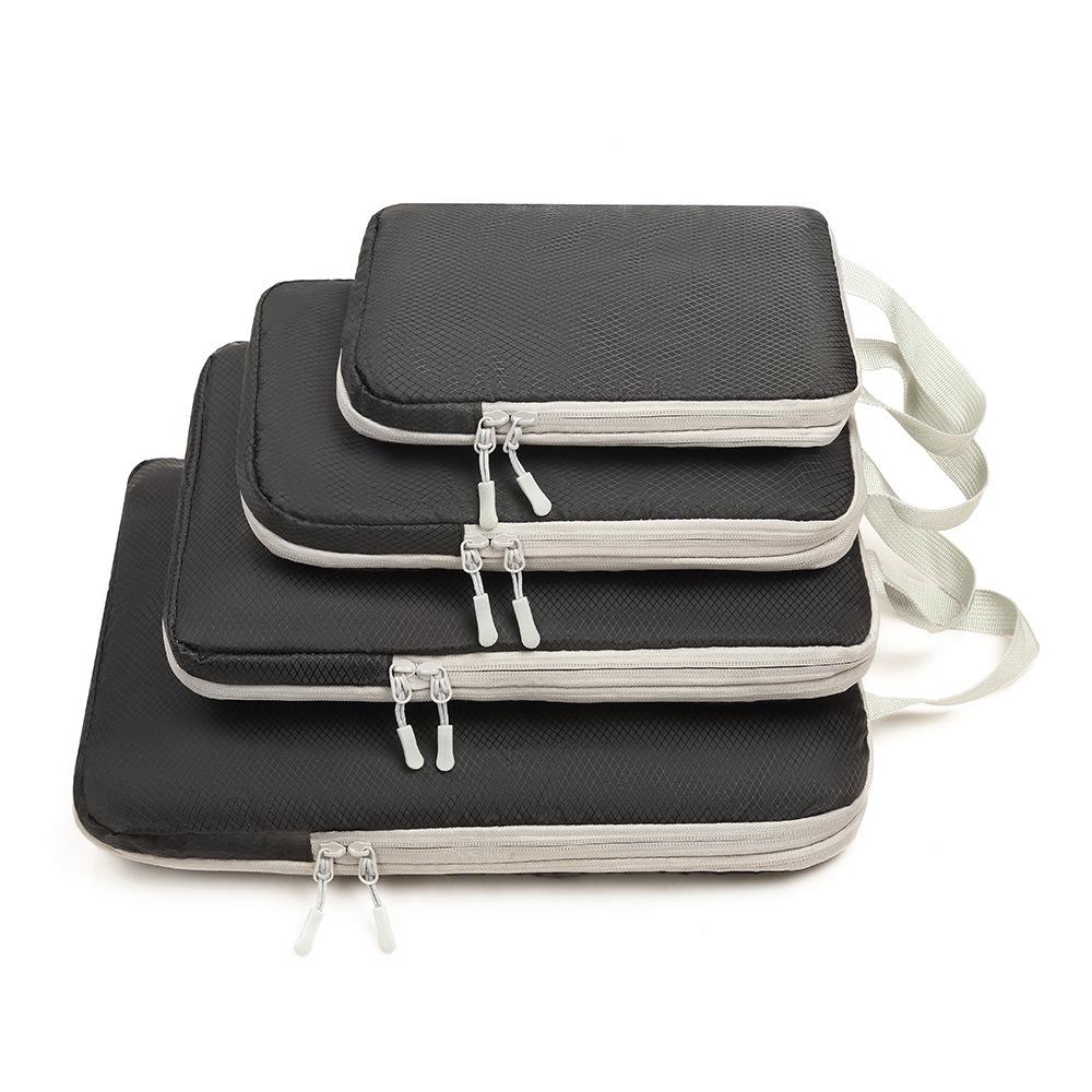 

Расширяемый Водонепроницаемый Компрессионный Дорожный Набор: Набор из 4 сетчатых сумок для хранения багажа и дома