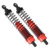 Adjustable 110mm Shock Absorber Damper Full Metal Spring Damper Fit for Traxxas Slash 2WDRed
