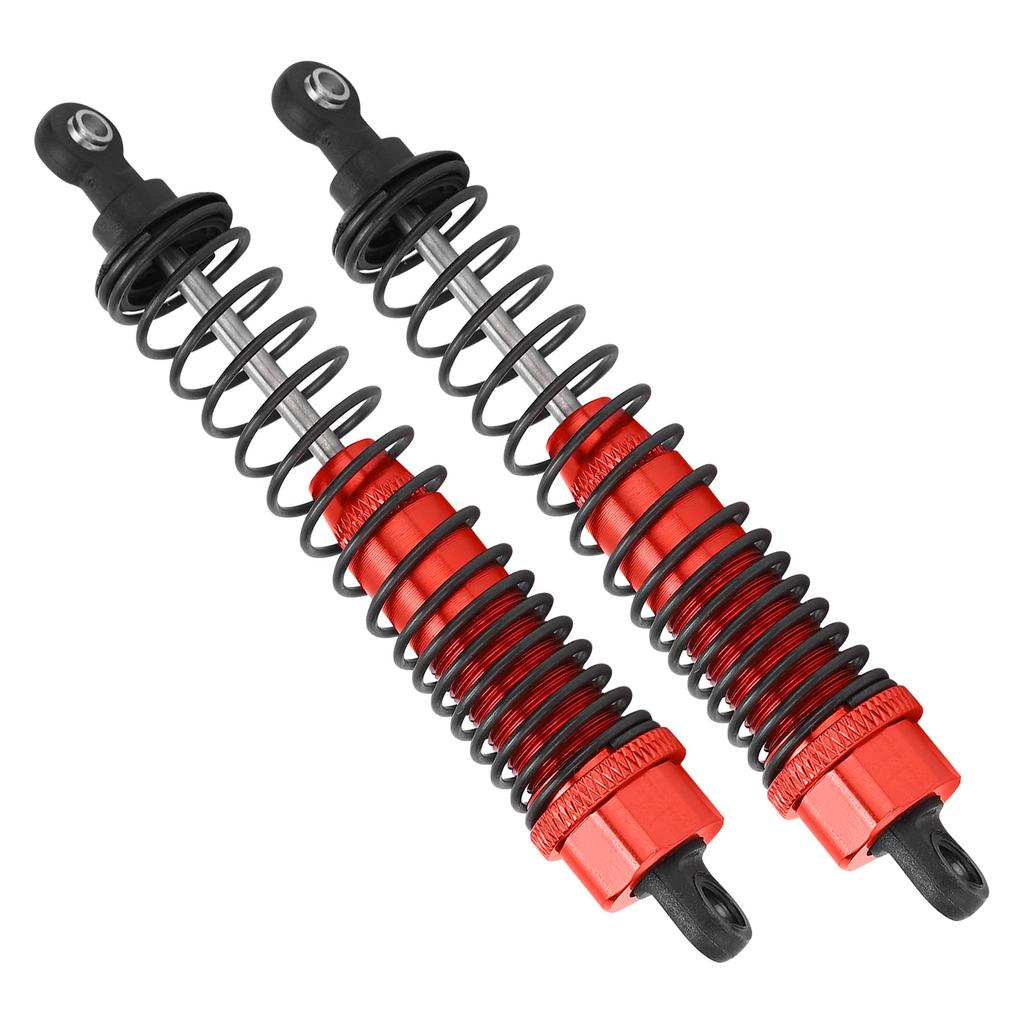Adjustable 110mm Shock Absorber Damper Full Metal Spring Damper Fit for Traxxas Slash 2WDRed