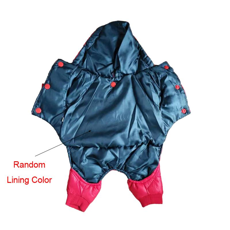 Winter Warm Pet Clothes For Small Dogs Puppy Clothing Chihuahua Hoodies French Bulldog Apparel Pug Coat Waterproof PU Dog