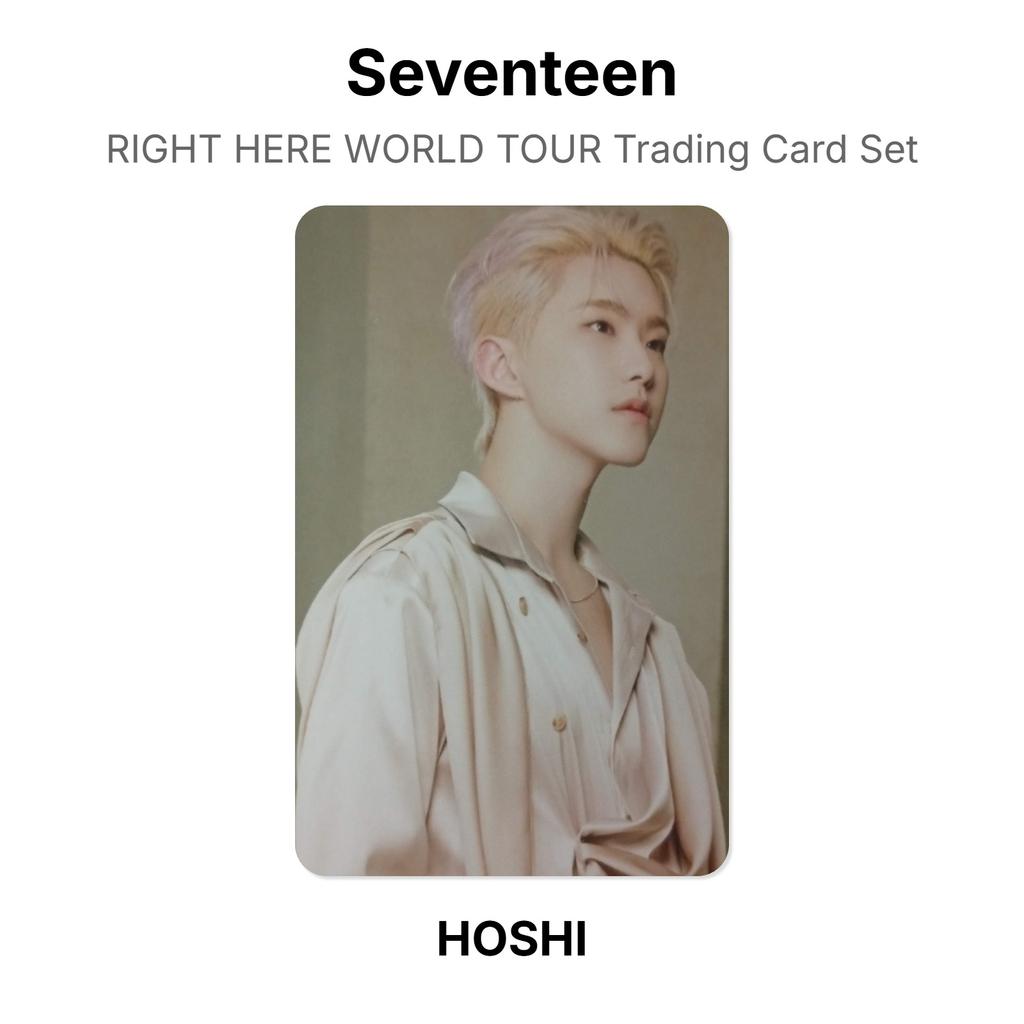 Seventeen RIGHT HERE WORLD TOUR Trading Card Set Official Photocard