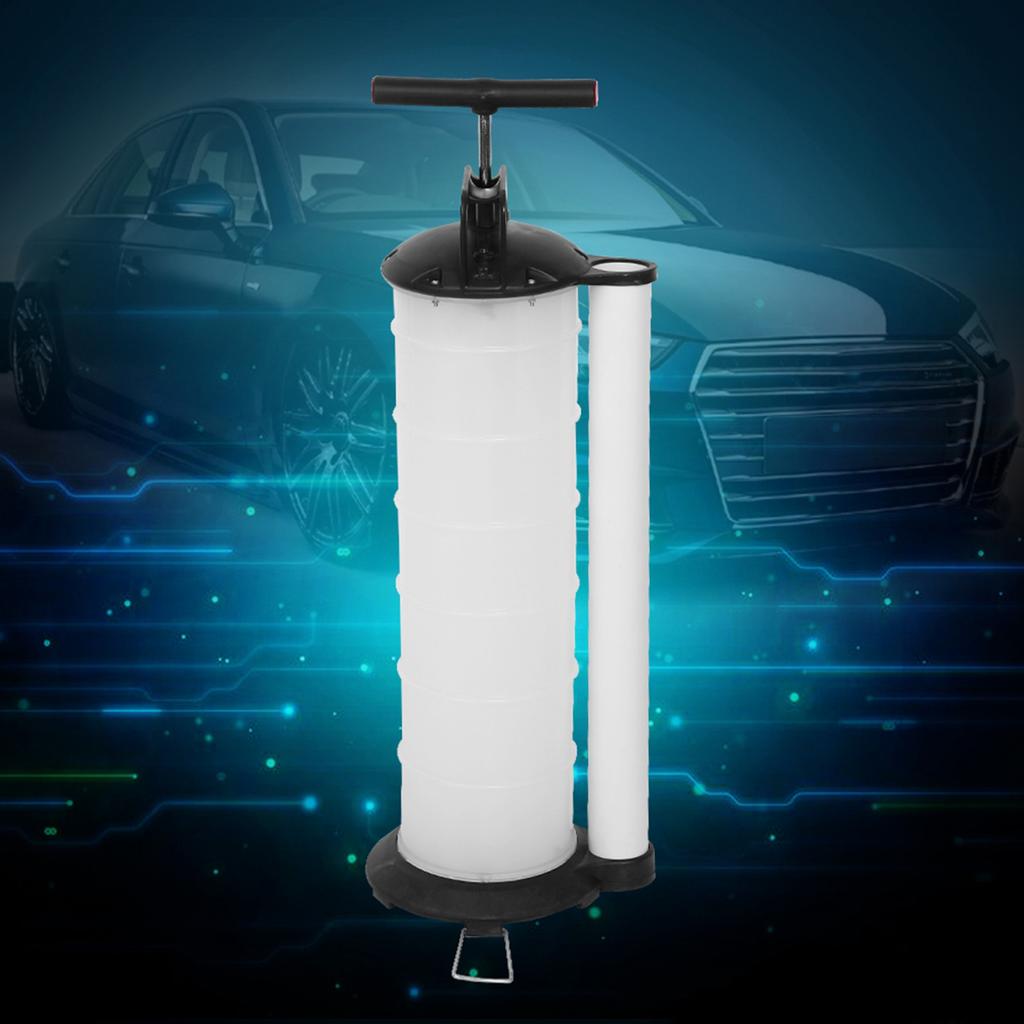 Chiciris Oil Liquid Extractor, Vacuum Liquid Extractor 7L Oil Pump Compact Lightweight Design with 4 Extraction Tubes for Engine Oil Transfer