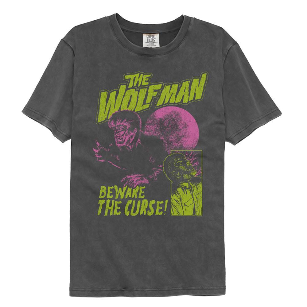 Universal Monsters The Wolfman Beware Of The Curse Men T Shirt S