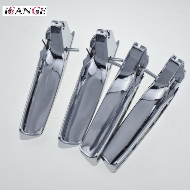 2 Pcs / 4 Pcs Chrome Ide Door Handle Front Rear For GMC Sierra Yukon & Chevrolet Silverado Tahoe Suburban & Cadillac Escalade