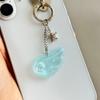 Fashionable Unisex Key Holder Angel Wing Keyring With Sparkling Star Accent Multifunctional For Backpacks Or Keys