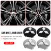 4PCS Anti-Rust Rim Emblem Decals Scratch-Proof Car Wheel Center Cover For Mitsubishi Lancer 9 Ex Evo ASX L200 Colt Pajero Sport