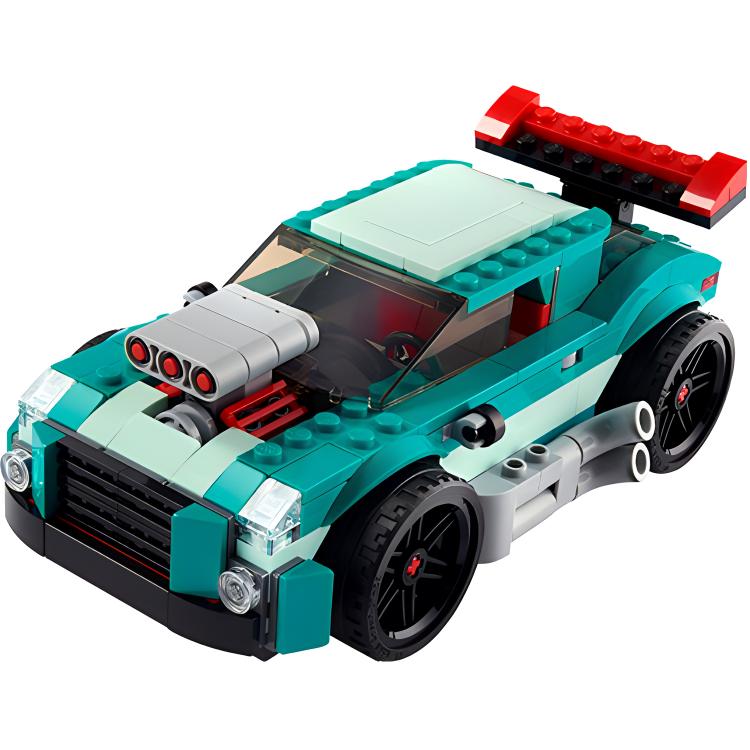 LEGO Creator Creative Versatile 3 in 1 Collection Car Model Street Racing Building Blocks 258pcs 31127