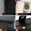Double-layer Jewelry Organizer Box with Mirror Large Capacity Waterproof Earrings Necklaces Organizer Portable Jewelry Container