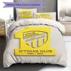 Al-Ittihad FC Pattern Bedding,Quilt Set Quilt Cover Pillowcase Home Birthday Gift(1 * duvet cover + 2 * pillowcase, without core)