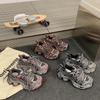 [Fanfna] Platform Dad Shoes Women's Trendy Cool 2025 Autumn New Heightening Double Lace-up Fashion Casual Sports Shoes