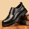 Autumn Business Formal Leather Shoes Man British-style Embossed Lace-up Fashionable Wedding Shoes Men New Designer Casual Shoe