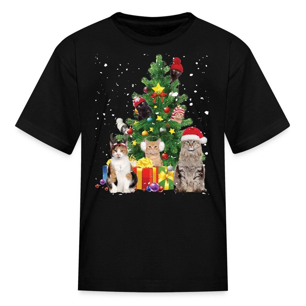Christmas Tree Cats Catmas Kid s T-Shirt 4XL