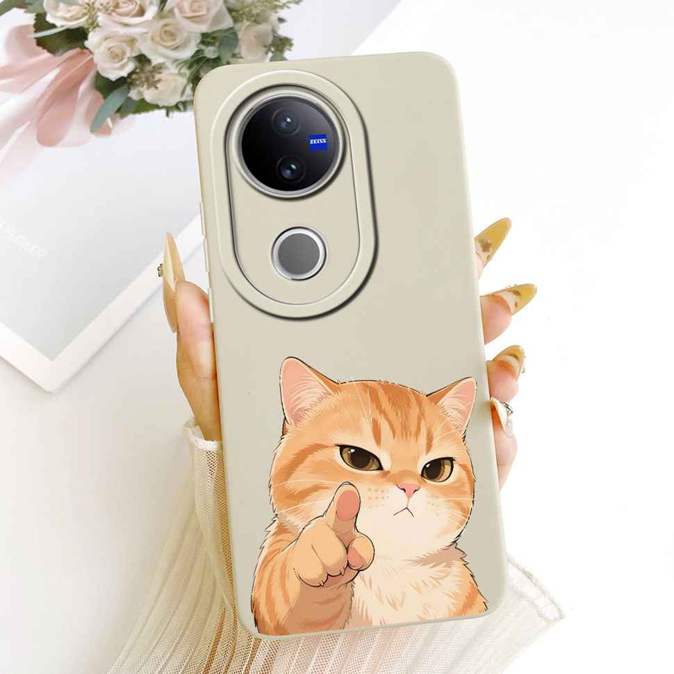 For VIVO V50 5G Case Luxury Silicone Shockproof VIVOV50 5G V2427 Casing Colorful Cartoon Soft Protective Shell Cell Phone Case