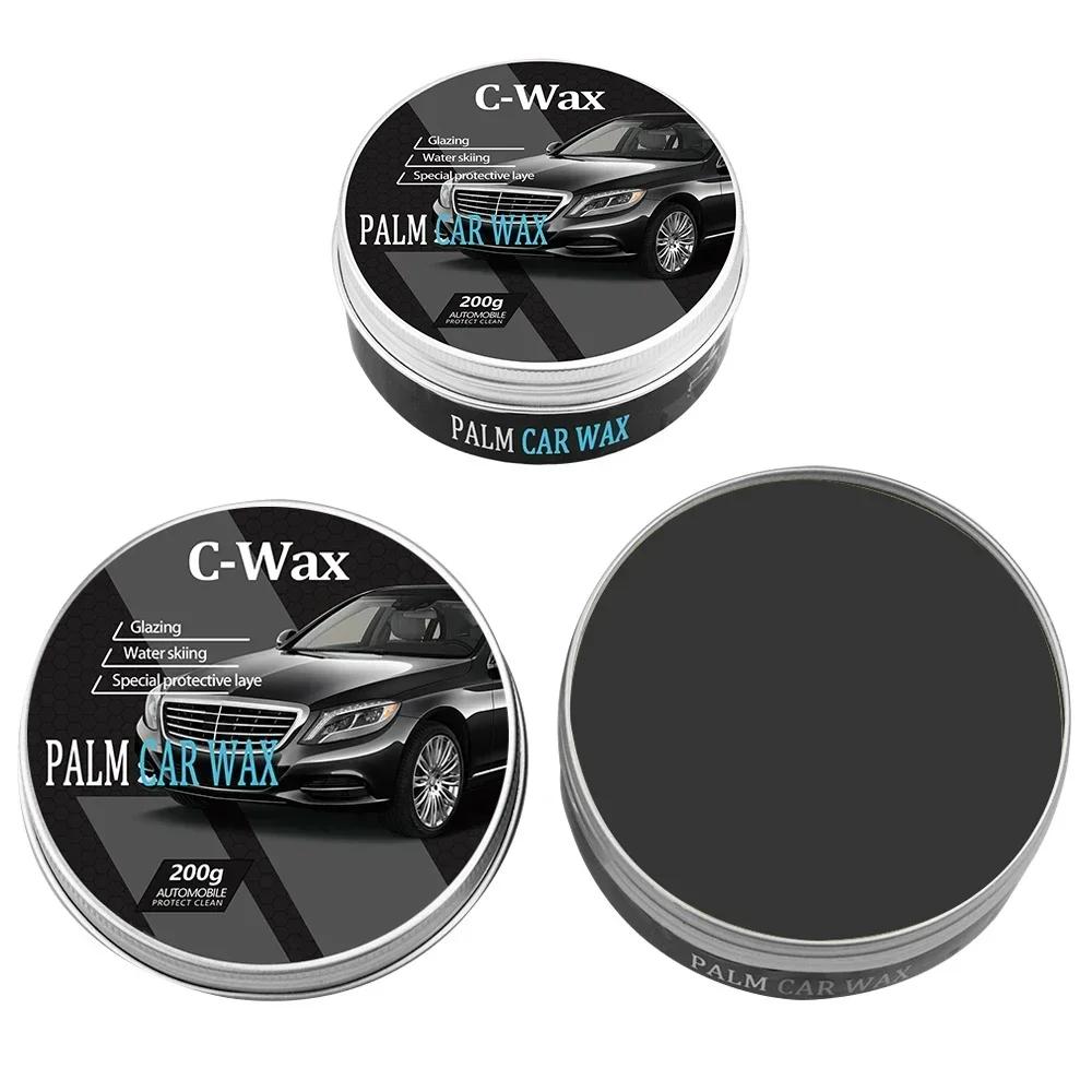 

Набор для полировки автомобильного воска с кристаллами, твердое восковое покрытие для ухода за краской, мелкое полирующее средство для ремонта царапин с губкой, автомобильные аксессуары