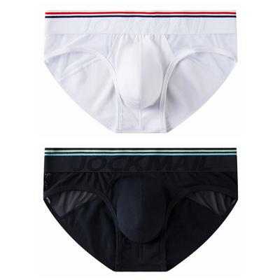 Briefs Fashion Low Waist Sports Fashion Men's Underwear Cotton + Mesh Breathable Design Sexy Men's Underpants