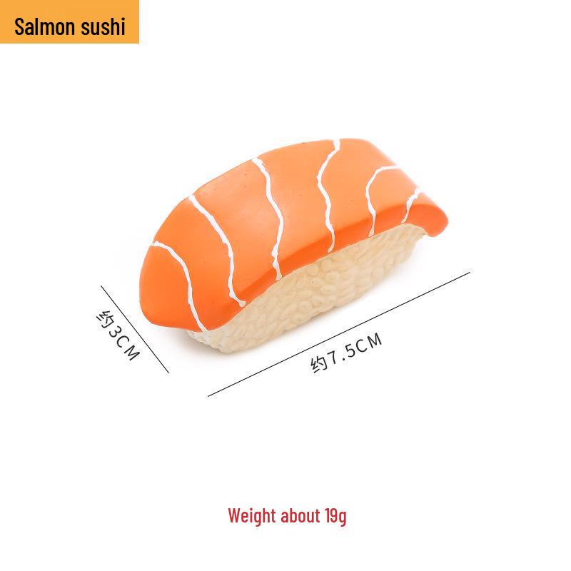 Sushi Shaped Latex Chew Toy - Interactive Play for Dogs, Hot Seller