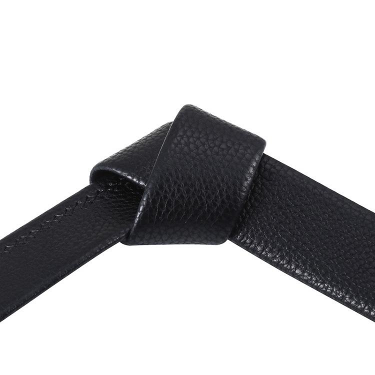 Lässiger Auto-Logo Automatikverschluss Grüner Gürtel Bodenmarketing Kratzfest Verschleißfest Ledergürtel