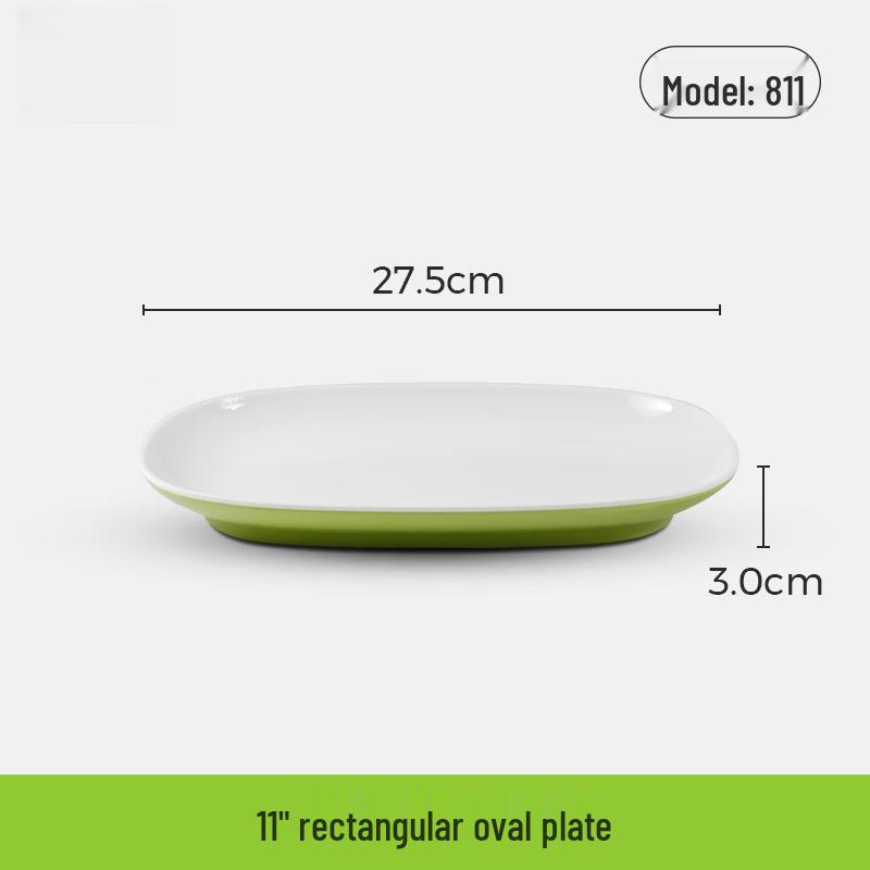 Wuhe Commercial Melamine Oval Serving Plate