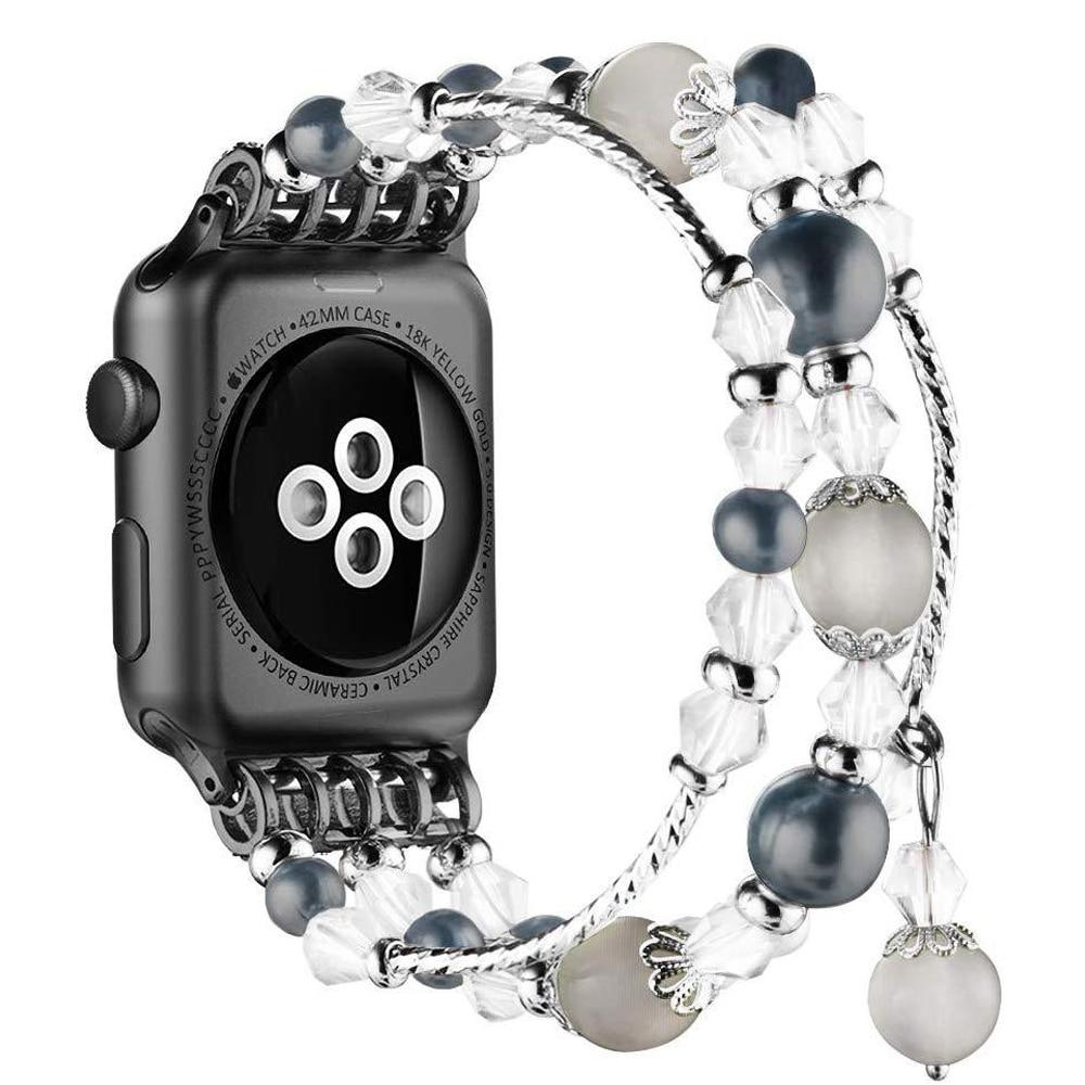 

Классический бисерный браслет для Apple Watch 41 мм 45 мм 44 мм 40 мм Красивый женский браслет ручной работы Ремешок для iWatch Series 9 8 7 6 SE 5 40 41 мм 38mm 40mm 41mm