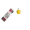 Festive Winter Table Decor Porcelain Fruit Sculpture Ornament Holiday Coffee Tablecloth Geometric