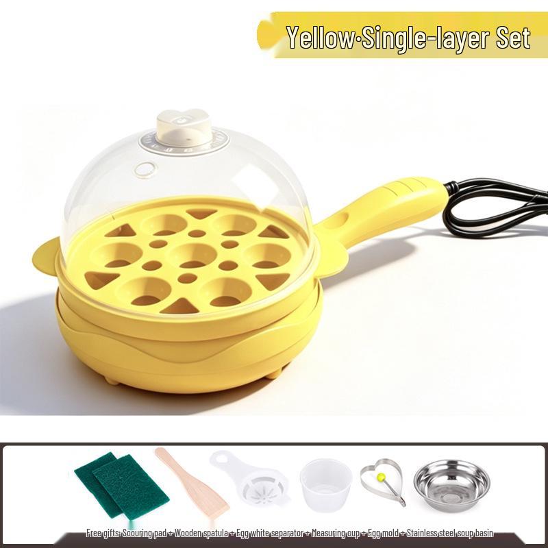 Canxiang Non-Stick Electric Frying Pan: Poached Eggs, Dumplings, Pot Stickers & Breakfast Cooker
