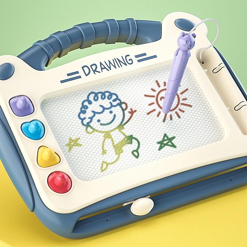 Planșă de desen cu desene animate pentru copii Puzzle pentru copii Tablă magnetică de scris jucărie Tablă de desen magnetică Graffiti Jucărie Montessori pentru copii