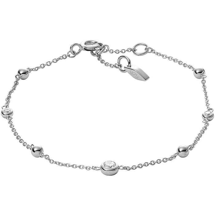 Bracelet - Fossil - JFS0045452040 - Argenté - Femme - Coffret cadeau inclus