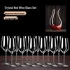 YOLO Crystal Wine Glass & Decanter Set (12 Glasses)