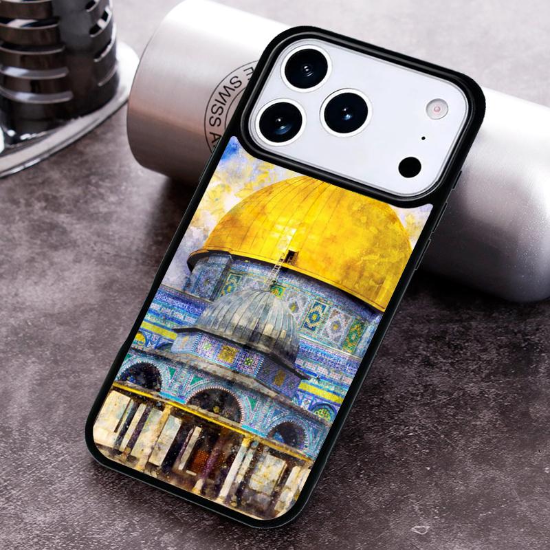 Jerusalem Gebäude Handyhülle für iPhone 17 16 15 Pro Max Air 14 13 12 11 Plus Stoßfeste Hülle