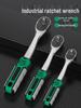 High Torque Reversible Ratchet Wrench, Labor-Saving Hexagonal Repair Tool, Industrial-Grade 72-Teeth