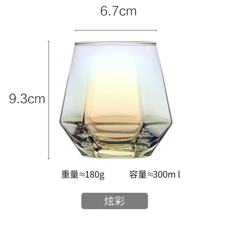 Rauchgrau Whiskey Obstwein Glas Haus Minimalistisch Wohnzimmer Trinken Kreativ Bierkrug Bubble Tea Tasse Set