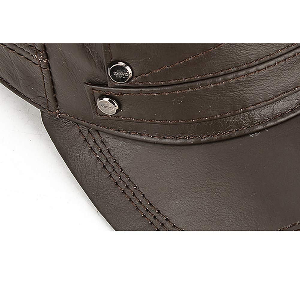 Echtleder Arbeit Echtleder Verstellbar Baseball [ANMIDA] 100% Hut, Kappe, Cap, Größe, Herren Cap, Herbst/Winter