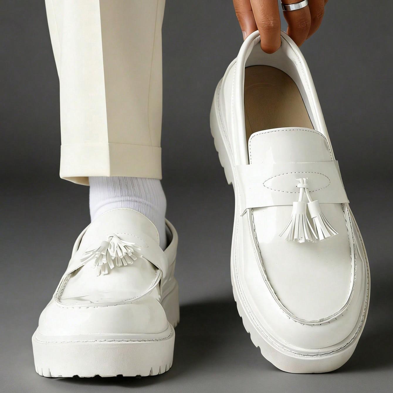 New Designer Laather Shoes Men`s Slip