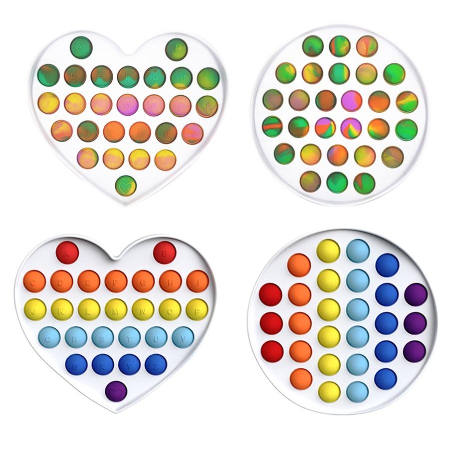 New Fidget Toys Sensory Push Pop Bubble Popper Board | Simple Dimple Silicone Press Toy For Autism Stress Relief