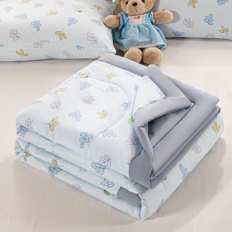 

Graceful Washed Cotton Cooling Summer Quilt - Leaf Whisper Series