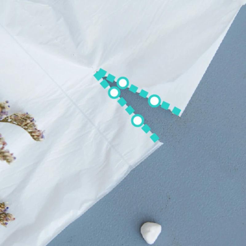 Flat Mouth Bio-Based Degradable Garbage Bag Disposable Toilet Cleaning Kitchen Garbage Bag Thickened Plastic Bag
