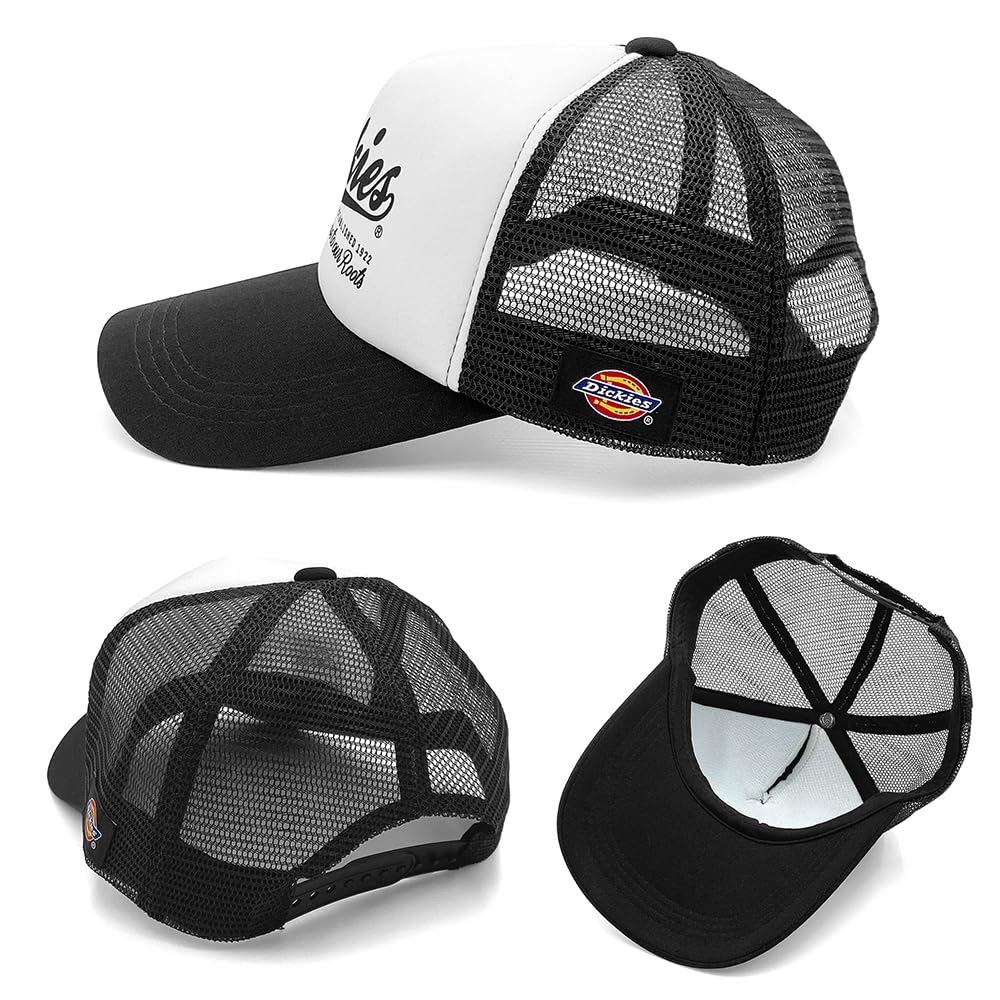 Dickies Mesh Sizes Large Oversized Unisex Number WHITE Cap, 57-59cm, 59-61cm, Size, Hat, Logo, Men's, Women's, (JP, Size, 59.0 cm, 61.0 cm, (Script