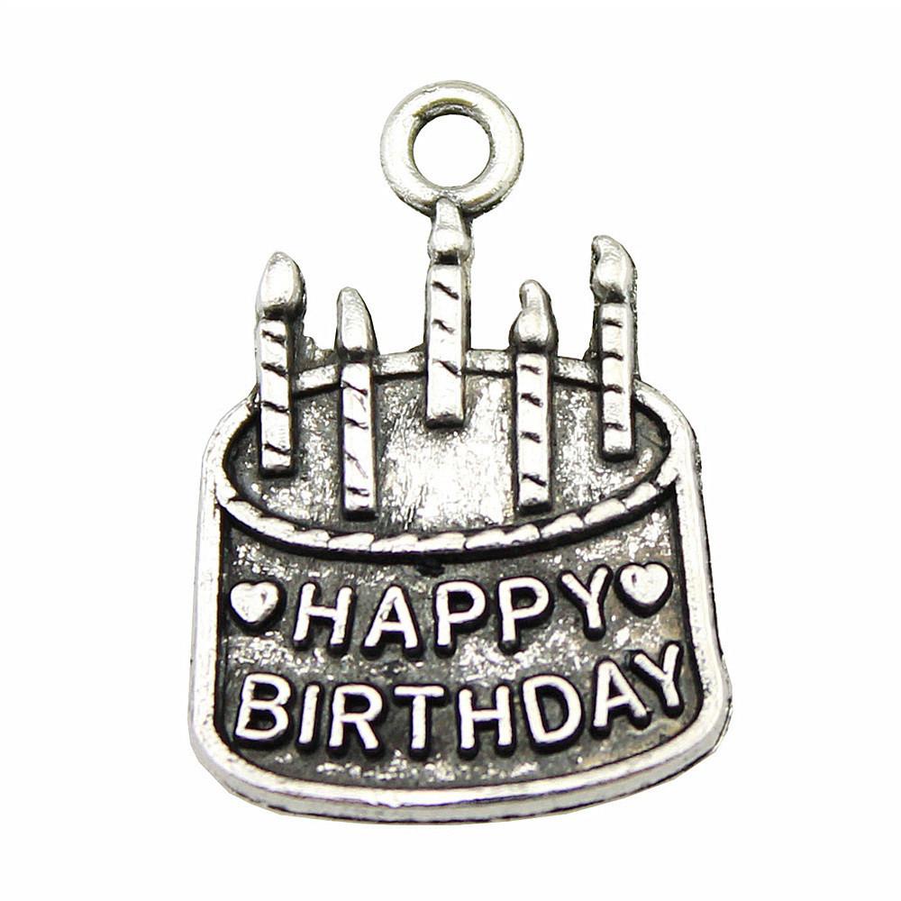 

Lollipop Candy Charms Silver Color Alloy Pendants For Birthday Party Jewelry Making A06-5pcs-18x15mm